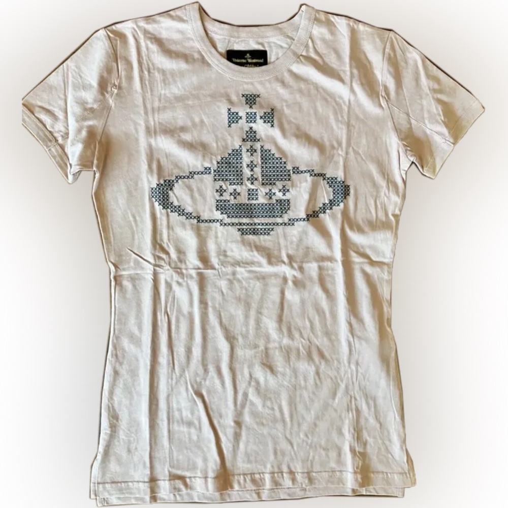Vivienne westwood womens embroidered t shirt